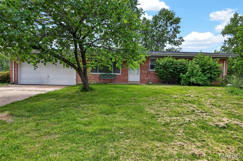 Brick Ranch Home in Unincorporated St. Charles County!  Recent updates in the past 2-3 years include:  New Electric Panel, New Roof, New Hot Water Heater, New HVAC System.  Hardwood flooring throughout the main living area.  Huge .32 Acre Lot features a fenced backyard, and it backs to open ground, and in the distance Home Depot.  Large eat-in kitchen features built-in double wall ovens and a gas range cooktop.  Primary bedroom has an En Suite with a walk-in shower.  Original owner is selling their well-cared for home and you can make it into your own place to call home!  Showings start Friday, May 15, 2026.