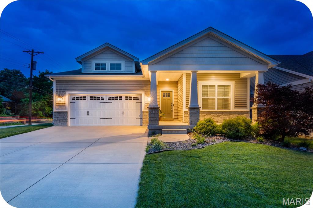 OPEN Sun. 6/7 1-3 p.m. Style marries grace in this 7-year-young ranch in highly desirable Webster school district! On the main floor, note two good-sized bedrooms flanking a guest bathroom across from a convenient main floor laundry/mud room area. Down the hall, the floor opens up to a beautiful entertaining space with a dining area, living room with gas fireplace and a stunning kitchen featuring quartz countertops, a large island, stainless appliances including a brand new GE french door fridge, custom backsplash and pantry. All is drenched with natural light and a flow that keeps you and your guests connected. Next up, the primary suite, which features a large walk-in closet and dual vanity bathroom with heated floors. The main floor opens up to a patio area and private fenced-in yard which expands your capability for large get togethers! Updates throughout include new LVP flooring, carpeting on the stairs, fresh paint and new washer and dryer in 2024. The lower level has been recently finished and now stuns with a true bedroom with an egress window, full bathroom, living room, office nook, den and a gym. All tastefully done. And there's still storage space! With this finished lower level, there is just shy of 3000 square feet of total finished space! And this comes with the perks of newer construction: 7 year old just about everything: HVAC, roof, water heater, etc. That's what I call worry-free home ownership. Attached two car garage and a sweet quiet location in a cul-de-sac make this the full package!