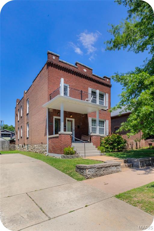 OPEN HOUSE THURSDAY 7/16 4-6PM -- DOWNSTAIRS UNIT! You'll love this 2-family opportunity located in the heart of Southampton! Perfectly positioned just steps from neighborhood favorites like Espresso Yourself, The Mack, Russell's, Clementine's, and so much more! This classic 2-family offers the ideal blend of charm, space, and investment potential. Situated on a rare double lot, the property features a detached 2-car garage, lots of outdoor space and approximately 2,500 square feet of living space between two generously sized units. Each unit offers a bright, open living and dining room, two spacious bedrooms, a full bathroom, a large kitchen, and a charming sunroom—providing flexible living for tenants or future owner-occupants. Rich with character, you'll love the original hardwoods, beautiful stained glass and the brand-new front balcony. Currently fully occupied, this is a fantastic opportunity to continue as a turnkey investment or plan for future owner occupancy while generating rental income. Whether you're looking to grow your portfolio or put down roots in one of St. Louis' most beloved neighborhoods, this Southampton gem checks all the boxes!