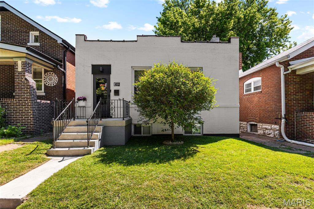 Open House Saturday, June 13 12-2pm. Welcome home to 4745 Rosa! You will be charmed by this stylish, well-maintained home perfect for a first-time home buyer or someone looking to downsize. The house is located on a quiet one-way street in the popular Princeton Heights neighborhood walking distance to great food, shopping and Christy Park. You will love the hardwood floors, exposed brick wall in the living room, French doors and updated kitchen and bath. Both bedrooms are spacious and bright with hardwood floors. The eat in kitchen was renovated in 2017 with new 42-inch cabinets offering plenty of storage and stainless-steel appliances. The fully fenced backyard is perfect for your furry friends and includes a parking pad for off street parking. All systems have been well maintained and are in good working order. Roof is 6 years old, water heater replaced in 2024, gutter and guards replaced in 2025, tuck pointing maintenance in 2026. So much to love about this great little home!  It won't last long!