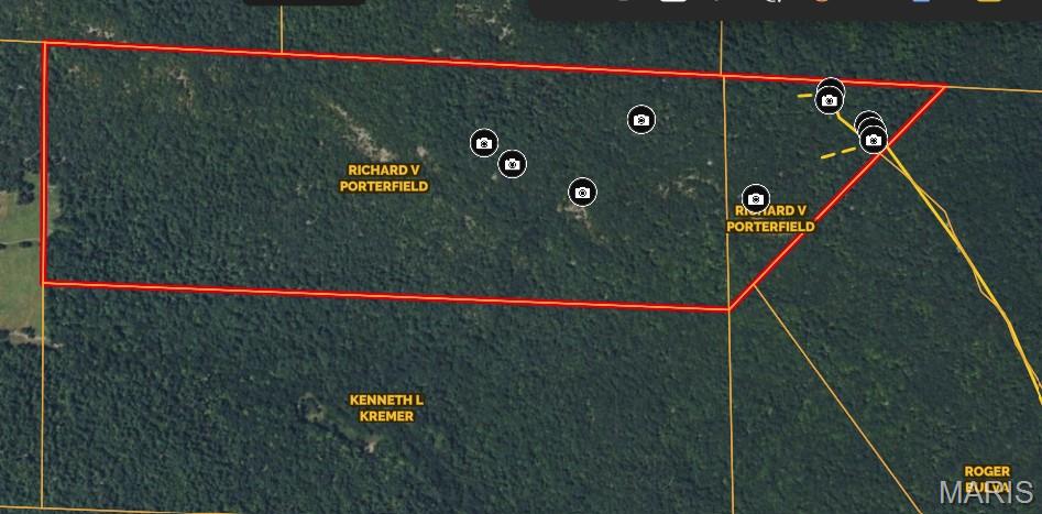 149.72 Deeded Acres in Arcadia Valley Missouri, Mostly hardwoods and natural glades dispersed throughout, some with great views. Well maintained easement road to and through east side of property. Close to Marble Creek Campground and Tom Sauk Mountain State Park. Very Secluded. Some mature trees for harvest. If buyer can have a timber harvest that could provide access roads and potential food plots on log loading areas. This property is typical timbered property for the region, it has that Ozark mountain beauty the Arcadia valley is known for. Once you get on property on the left is huge Indian marker tree on the right side of the road.