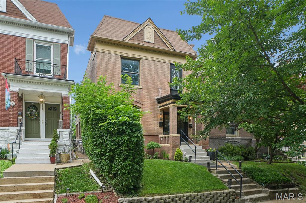 Get ready to fall in love with this stunning, fully renovated duplex in the heart of Historic Shaw—just steps from the Botanical Gardens, Tower Grove Park, and some of the city’s best dining and nightlife. This is the perfect opportunity to live in one unit while generating income from the other in one of St. Louis’ most sought-after neighborhoods.

Each unit blends timeless character with elevated modern finishes, featuring all-new custom millwork that honors the home’s historic charm. The expansive kitchens are showstoppers with solid wood Amish-made cabinetry, honed granite countertops, white oak shelving, and designer tile details—perfect for both everyday living and entertaining.

Both units offer 2 spacious bedrooms, a large updated bath, open living areas, and a dedicated laundry/mudroom for added convenience. The second-floor unit includes a bonus room ideal for a home office—perfect for today’s remote lifestyle—while the first-floor unit offers walk-out access to a beautifully landscaped backyard, creating a rare urban retreat.
With all newer systems (mechanical, electrical, and plumbing) and even an newer TPO roof, this property offers peace of mind and low-maintenance ownership for years to come.

Proven investment performance adds confidence—the first floor leases for $1950, covering a solid chuck of your mortgage.  Both units have been fully rented over the past two years, demonstrating excellent demand for updated properties in this prime location.   You will have no trouble leasing the second unit!

Whether you're looking to offset your mortgage, build equity while you live, or secure a turnkey investment, this property offers the ideal combination of lifestyle, stability, and long-term upside.

The 2nd floor Unit F is vacant and can be shown by appointment.  The first floor unit is tenant occupied and can be viewed with accepted contract.