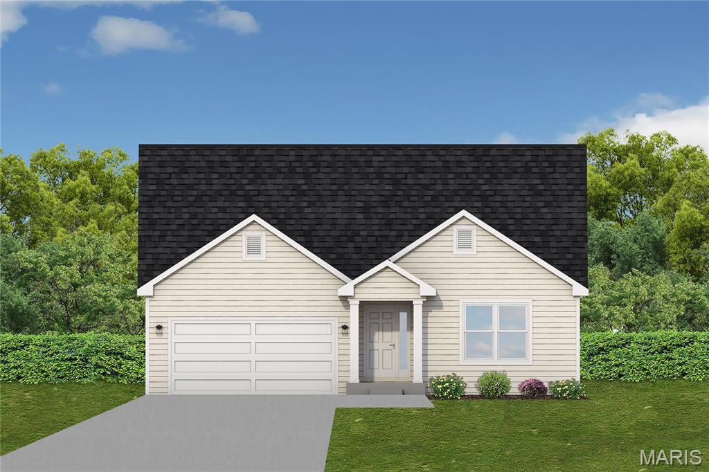 Spec Home - Under Construction - You will love this beautiful, 3 bed, 2 bath home. Tons of room in over 1600 sq. ft. home with a wonderful floor plan. 3 car garage.  Features include cathedral ceilings in great room, kitchen & breakfast room. Spindels @ stairs w/upgraded newel post.  Black faucets & trim, Vertical siding in front, Stacked stone sill high, 4 can lights in kitchen, waterline for icemaker, rough in full bath in lower level, Additional window in great room, 12x12 covered composite deck, upgraded flooring in main area, 8' tall insulated garage doors with glass and double bowl in master bath.
