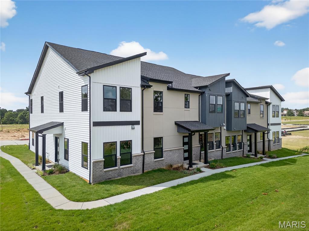 Lombardo Homes’ Luxury Modern Lifestyle Homes at Lienemann Park redefine what luxury means in today’s market—delivering attainable, design-forward homes that make both financial and lifestyle sense. These homes offer modern luxury without compromise, crafted for how people truly live. Each residence combines exceptional craftsmanship, contemporary design, and low-maintenance convenience to create homes that are as beautiful as they are practical. With open-concept layouts, designer finishes, and efficient construction, these homes offer all the style, comfort, and character of a traditional single-family home in a smarter, more attainable way. Built for today’s homeowner, they are design-forward, maintenance-free, and financially smart—allowing you to enjoy a luxury lifestyle that fits your life. At Lienemann Park, community and comfort come together. Residents can enjoy a refreshing swim in the resort-style pool, gather with neighbors at the clubhouse, or relax by the fire pits in the courtyard. Families will love the playground and pickle ball courts, while pet owners can take advantage of the dedicated dog park. Green spaces and landscaped courtyards create a sense of tranquility, offering places to unwind, connect, and enjoy the outdoors. Every detail of the community is designed to foster connection and enhance your lifestyle. Connectivity is at the heart of the Lienemann Park experience. The community offers direct access to the proposed Lienemann Park and its scenic walking trail, making it easy to step outside, stay active, and enjoy nature right from your doorstep. Sidewalks and greenways weave through the neighborhood, encouraging strolls, conversations, and a strong sense of belonging. More than a collection of homes, Lienemann Park is a destination for those seeking a new way of living—where modern design meets everyday convenience and community connection. Whether you’re relaxing by the pool, entertaining friends, or exploring the surrounding trails, life here is intentionally designed to be effortless, stylish, and fulfilling. The Luxury Modern Lifestyle Homes at Lienemann Park reflect Lombardo Homes’ long-standing commitment to craftsmanship, innovation, and livability. They are thoughtfully planned to meet the needs of today’s homeowners—delivering modern design, timeless quality, and financial sensibility in perfect balance. At Lienemann Park, luxury isn’t just about high-end finishes—it’s about living beautifully every day. Experience a community that redefines attainable luxury with homes designed for the way people actually live. Discover the comfort, connection, and confidence of owning a Lombardo Home—where luxury and lifestyle meet in perfect harmony. The GEORGETOWN is a two-story town home with 3 bedrooms, 2.5 bathrooms, 2-car garage, and more than 1,700 sq. ft. of living space. The first floor showcases an open great room that opens to the spacious eat in kitchen, a family entry with a closet, half bath, and two-car garage. The second floor features a loft, laundry room, primary suite with a private full bath and walk-in closet, and two secondary bedrooms.  UNDER CONSTRUCTION.