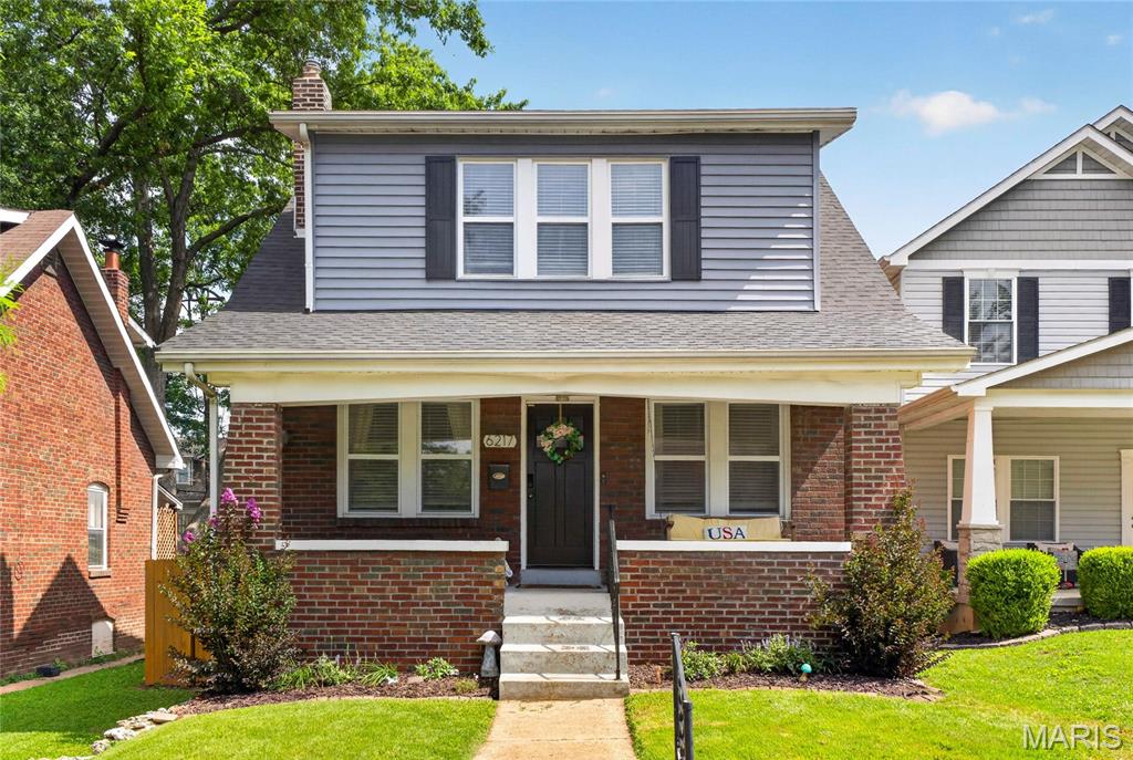 Welcome home to this charming 1&1/2 story home, where timeless character meets modern updates! From the moment you step inside, you'll be greeted by a bright and inviting living room that instantly feels like home. The elegant dining room is full of personality, featuring beautiful stained-glass windows, classic wainscoting, and the perfect space for hosting family dinners or entertaining friends. The updated kitchen is sure to impress with granite countertops, subway tile backsplash, stainless steel appliances, and a gas range for the home chef. Just beyond the kitchen, you'll find a cozy enclosed back porch complete with a wood-burning stove—a perfect spot to relax year-round. Step outside to the private deck overlooking the level backyard, complete with dedicated off-street parking. Upstairs, you'll discover three comfortable bedrooms and a beautifully updated full bathroom featuring crisp white tile and tile flooring. The spacious primary bedroom includes a deep walk-in closet, providing plenty of storage. Additional peace of mind comes with a new roof installed in 2025. Located just a short stroll from Clifton Park, this home offers the perfect blend of charm, comfort, and convenience. Lovingly maintained throughout the years, this special property is ready to welcome its next owners. Don't miss your opportunity to make this house your HOME!