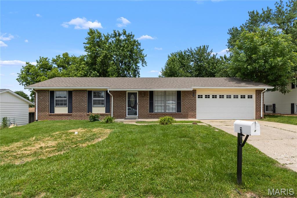 BACK ON MARKET. NO FAULT OF SELLER. Welcome to this beautifully refreshed 3-bedroom, 1.5-bath home featuring a brand new roof, front gutter & downspouts, offering a bright, open layout and a warm, welcoming feel throughout. The main living areas feature light wood flooring, neutral paint, and abundant natural light, creating a clean and modern backdrop for any style. The front entry opens into a spacious living room with a decorative glass door and large windows that make the space feel airy and inviting.

The updated kitchen stands out with rich wood cabinetry, black appliances, a tile backsplash, and a double stainless-steel sink overlooking the backyard. The refrigerator stays, making the kitchen fully move-in ready for its next owner.

All three bedrooms offer comfortable retreats with fresh paint, gray carpeting, and generous closet space. The full bath and half bath are tastefully updated with modern fixtures, tile finishes, and bright lighting.

A finished basement expands your living space even further—ideal for a family room, home office, gym, or playroom.

Outside, enjoy a spacious backyard with mature trees, a patio area, and a peaceful water feature. The classic brick exterior, tidy landscaping, and 2-car garage add to the home’s curb appeal.

Location is a major highlight—this home is conveniently close to major highways, shopping, restaurants, and everyday essentials, making commuting and errands effortless.

This wonderful property is being sold as-is, offering a fantastic opportunity for buyers seeking value, convenience, and move-in readiness.