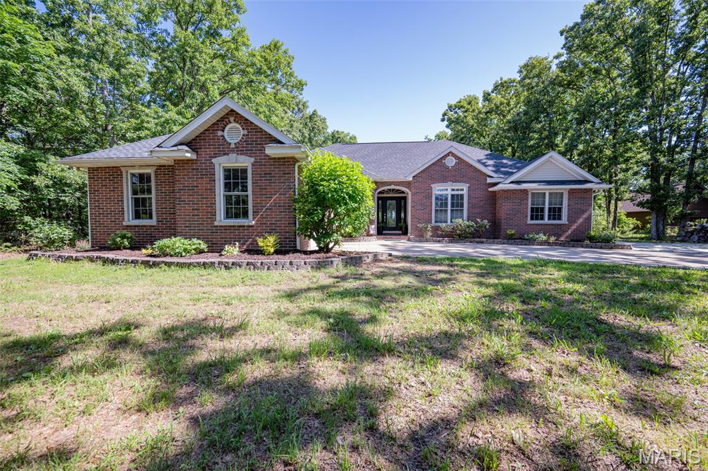 Nestled in a highly desirable neighborhood near Oak Meadow Country Club, this spectacular ranch-style home blends elegant entertaining spaces with the ultimate in single-level convenience. From the moment you arrive, the thoughtful layout impresses with four spacious bedrooms and four full bathrooms all located on the main floor. Working from home is a pleasure in the private executive office, which is elegantly enclosed by glass French doors. For formal gatherings, a dedicated dining room sets the stage for memorable meals, while the heart of the home centers around a spacious kitchen complete with granite countertops and a sunny breakfast area for casual mornings. The living options expand beautifully into a welcoming living room anchored by a cozy gas fireplace and a custom built-in bar, seamlessly connecting to a spacious family room. Step outside into the fully fenced backyard to find an inground pool, creating the perfect backdrop for summer pool parties or quiet evening relaxation. Adding even more value, the partially finished basement features two versatile completed rooms, offering the flexible square footage needed for a private media room, home gym, recreation space, or a secondary workspace. This rare ranch masterpiece offers a premier location and a backyard oasis that you simply must see to appreciate.