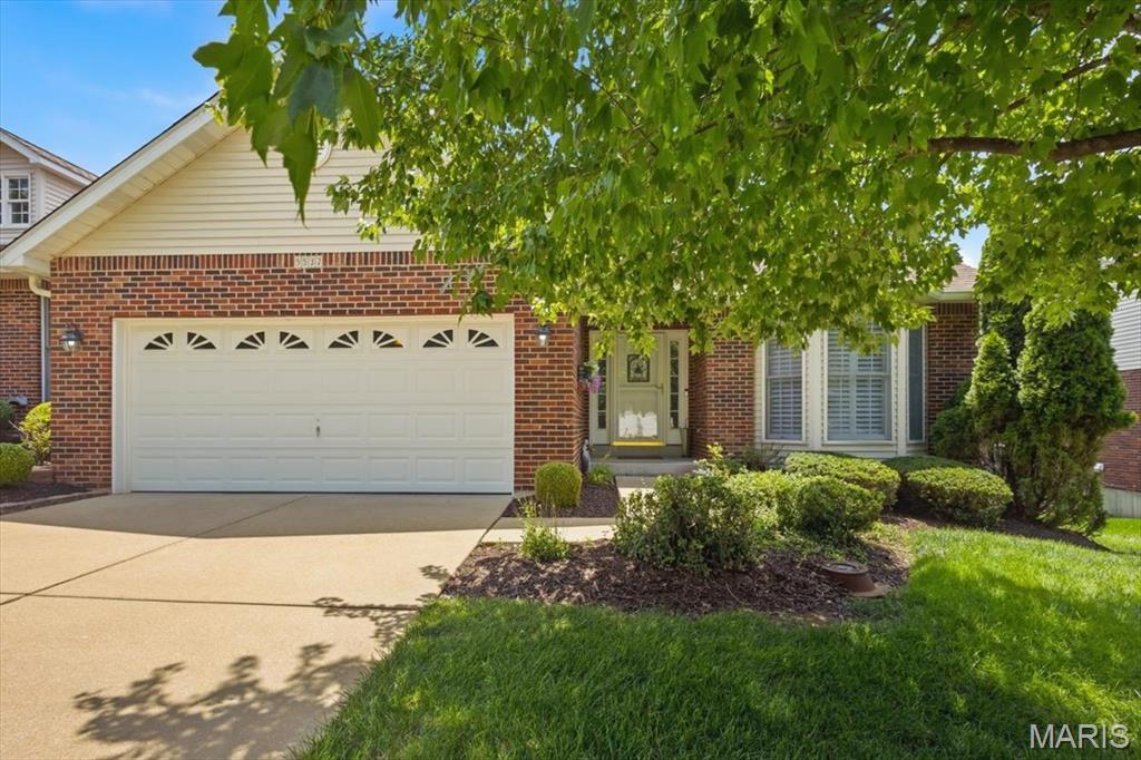 Discover the ease and elegance of villa living in the sought-after Walden Ridge Community. Step into a bright, welcoming foyer that sets the tone for the home’s comfortable flow and thoughtful design. This villa offers two bedrooms, including a serene primary ensuite highlighted by a bay window with plantation shutters, a spacious walk-in closet, and a private bath—your own peaceful retreat. The dining room provides a gracious setting for hosting family and friends, while the inviting family room features custom lighted bookshelves that add warmth and character. The kitchen is appointed with granite countertops, beautiful wood cabinetry, a recipe desk that could double as a beverage station and opens to a light-filled breakfast room that leads to a charming deck overlooking beautifully maintained grounds—perfect for enjoying quiet mornings or evenings under the stars! Villa living means convenience at every turn: a main-floor laundry room just off the kitchen and direct access to the two-car garage make daily routines effortless. The expansive unfinished walk-out lower level offers endless possibilities to tailor the home to your lifestyle—create an additional bedroom, bath (with rough-in plumbing), recreation room, workshop, or more. It’s a rare opportunity to expand your living space while enjoying the low-maintenance comfort that villa life provides.