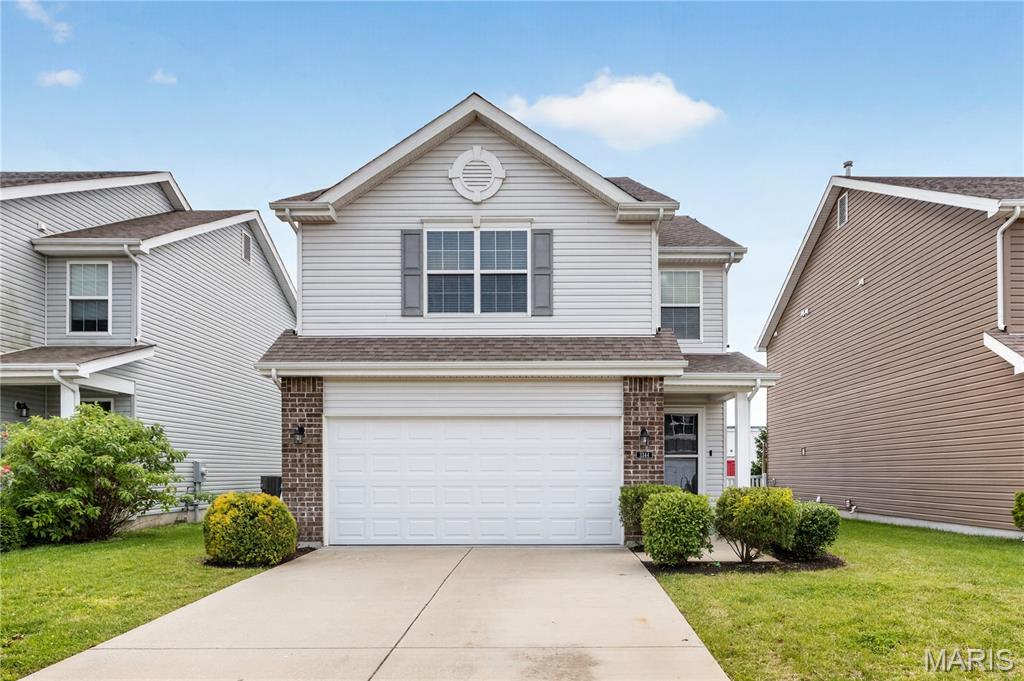 Welcome home to 3344 Charlestowne Crossing Drive in the desirable Charlestowne Crossing community! This beautiful 2-story home offers 3 bedrooms, 2.5 baths, and 1,766 sq ft of comfortable living space. Freshly painted and move-in ready, this home features an open floor plan with spacious living areas, a bright kitchen with center island, stainless appliances, and plenty of cabinet space. Main floor features laminate flooring, a huge great room with a wall of windows, and abundant natural light throughout. Upstairs features brand new carpet and a spacious primary suite with private bath, plus two additional bedrooms and full bath. The unfinished basement offers endless possibilities for future finish. Enjoy the attached 2-car garage, level lot, common ground areas, and the welcoming Charlestowne Crossing neighborhood known for its walkable streets and community feel. Conveniently located near schools, shopping, dining, and easy highway access. Don’t miss this Move In Ready opportunity!