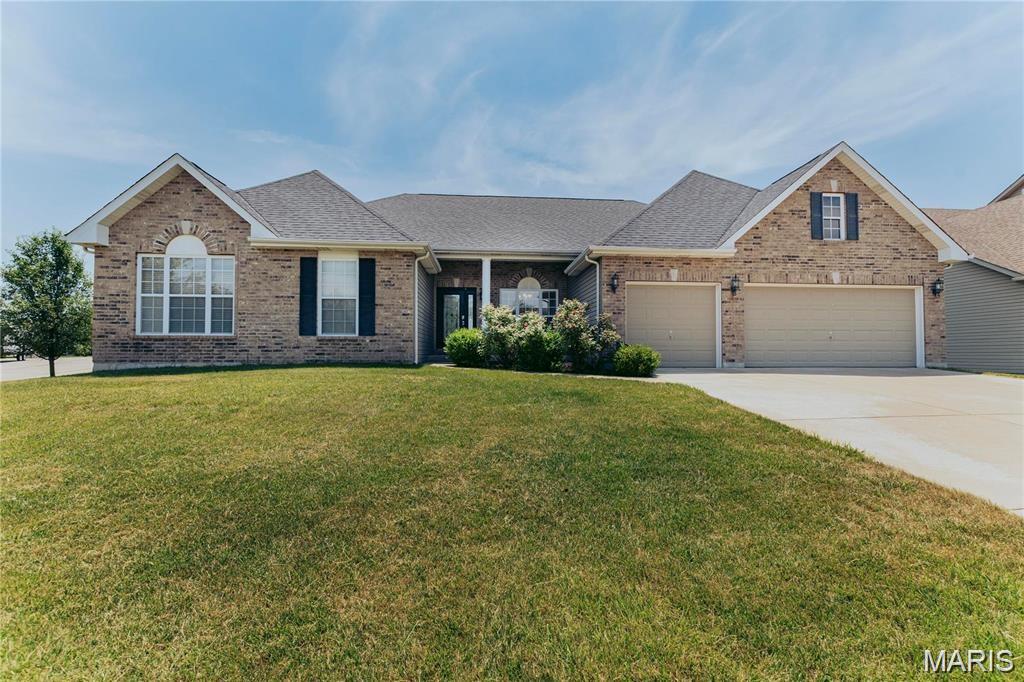GOOD CREDIT IS A MUST TO QUALIFY | AT LEAST 3X INCOME | NO COLLECTIONS | NO BANKRUPTCIES | FULL TIME JOB
Excellent lease opportunity | 4,700 sq. ft. total living area | 4 Bed | 3.5 bath  | Finished Basement| Newer Carpet throughout
Hurry! Will NOT Last! Rare lease opportunity of an executive style ranch home with all bells and whistles. You will be amazed from the time you enter the foyer with gleaming hardwood floors, soaring vaulted ceilings, formal dining room, hearth room with a fire place, chef's kitchen with a large center island, granite counter tops, SS appliances, breakfast bar, large walk-in pantry. Master suite has coffered ceiling, expansive walk in closet, bath with double sink, separate tub and shower. There are 3 additional bedrooms that are generous sized on the mail level.

The basement is an entertainment paradise with a den/ office with French doors, game room, large home theater, family room with a fireplace and a full bathroom. Large concrete patio is very welcoming

Home Theater 165" screen stays | washer and dryer incl. | In ground sprinkler sys