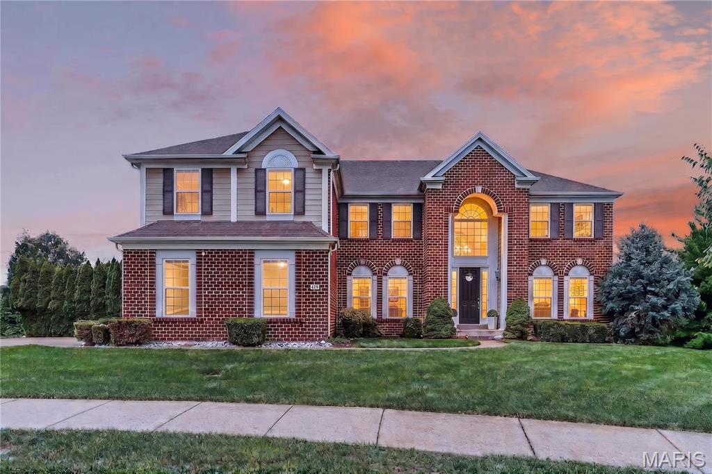 Welcome to 479 Oak Stand Path, a beautifully maintained original-owner home in the highly sought-after Reserve at Chesterfield Village. Nestled on a quiet cul-de-sac and situated on one of the largest lots in the subdivision, this exceptional 2-story home with 5 bedrooms and 5.5 baths offers an abundance of space and versatility in an unbeatable Chesterfield location. Step inside the impressive two-story foyer and discover an open, light-filled floor plan featuring 9-foot ceilings, gorgeous hardwood floors and formal entry rooms. The spacious family room with gas fireplace flows seamlessly into the kitchen and stunning vaulted sunroom surrounded by windows creates the perfect place to relax while enjoying peaceful views of the private, tree-lined backyard. Kitchen features granite counters, tile backsplash, stainless appliances, center island, double ovens and gas range. Step outside to the maintenance-free composite deck, ideal for entertaining or enjoying peaceful evenings surrounded by nature. A rare main-level in-law suite with a private full bath offers exceptional flexibility perfect for guests, extended family or a quiet home office. The main level also features a separate half bath for guests and spacious laundry room. Upstairs, you’ll find four generously sized bedrooms, each featuring its own walk-in closet, including an oversized primary suite with abundant storage and spa-like bath with dual vanities, soaking tub, separate walk-in shower, and linen closet. The upper level also has two additional full bathrooms, a total of 5 full and 1 half bathrooms in this amazing home! The highly versatile walk out lower level provides 1600 additional finished sqft offering multiple flex spaces, full second kitchen and direct exterior access to covered patio making it ideal for guests, multi-generational living or entertaining. Whether you’re looking for a recreation area, media room, or private living quarters, this lower level offers endless possibilities. Additional highlights include a side-entry 3-car garage, durable cement board siding and an in-ground sprinkler system. 
Located next to the neighborhood walking path and quiet sitting area, you’ll love the convenience of walking to the amazing Chesterfield amenities including Chesterfield Park, Aquatic Center, Amphitheater, YMCA, library, Riparian Trail, and the exciting new Downtown Chesterfield development currently under construction. You’ll also appreciate quick access to Interstate 64/40, Chesterfield Commons and St. Louis Premium Outlets for endless shopping, dining, and entertainment. All this plus Rockwood Schools - Wild Horse Elem, Crestview Middle and Marquette High, you’ll find this exceptional property combines outstanding location, thoughtful design, and remarkable living space in one of Chesterfield’s most desirable neighborhoods. What an incredible home to call your own!