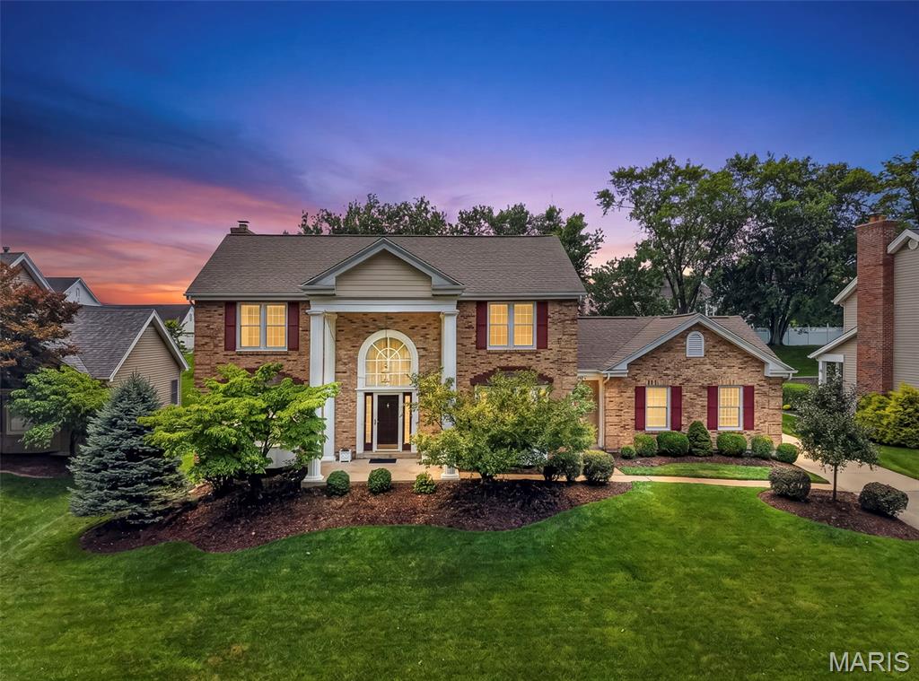 Welcome to this beautifully maintained home nestled on a quiet cul de sac in Wildwood. The level backyard is designed for both relaxation and entertaining, featuring a spacious patio and pergola. A rear entry garage provides added privacy and extra driveway parking.
Step inside to the two-story entry foyer, beautiful hardwood floors, and 9' ceilings that extend throughout the main level. Just off the entry , the sun filled living room showcases a bay window, while the formal dining room has elegant wainscoting and updated lighting.
At the back of the home, the inviting family room features a gas log fireplace and flow seamlessly into the breakfast area and kitchen, creating the perfect living area. Sliding glass doors open directly to the patio and pergola, making for easy indoor-outdoor entertaining. The spacious utility room offers abundant storage and convenient access to both the garage and the front yard.
The spacious primary suite features a vaulted ceiling, good size walk-in closet, and an updated ensuite bath complete with a skylight for plenty of natural light.  In addition there are three nice-sized bedrooms and a full hall bath.
The finished lower level offers plenty of additional living space. The vent free gas log fireplace makes it the perfect place to hang out. The half bath and wet bar make the space great for entertaining. There is still a lot of storage and a cedar closet.
Recent updates include- Roof and skylight- 2025, whole house windows- 2022, HVAC 2021.
This move in ready home combines thoughtful updates, functional living spaces, and an exceptional location making it the perfect place to live.