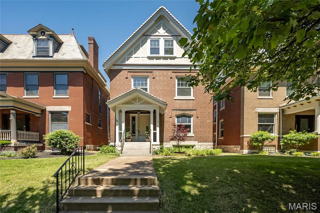 Incredible opportunity on one of the most desirable blocks in Skinker-DeBaliviere! This striking home offers timeless charm, impressive space and outstanding curb appeal on a beautiful tree-lined street. Inside, you’ll find large sun-filled rooms, soaring high ceilings and beautiful original millwork (pocket doors and coffered ceiling to name a few) that showcases the home’s classic character. With five spacious bedrooms and 2.5 baths, there’s room for everyone - whether you need extra space for guests, a home office or entertaining. The thoughtful layout blends historic details with everyday comfort, creating a warm and inviting atmosphere throughout. A new DaVinci premium synthetic slate roof adds both beauty and long-term value, complementing the home’s architectural appeal. Located just minutes from Washington University, the Central West End, Forest Park, the Delmar Loop and MetroLink, this is a rare chance to own a truly special home in one of St. Louis’ most sought-after neighborhoods.
