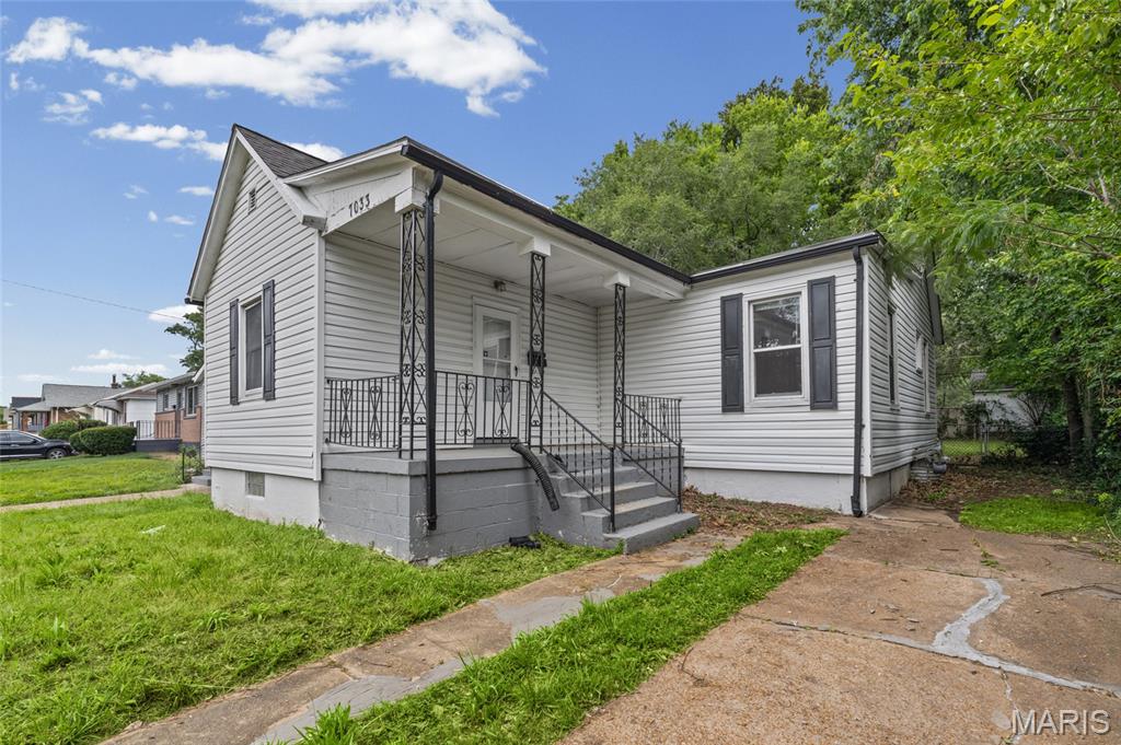 Investor Opportunity or Owner-Occupant Potential! This 2-bedroom, 1-bath home offers approximately 1,080 square feet of living space on a generously sized lot with both front and backyard areas. The property features a private driveway, front entrance, and rear entry/exit for added convenience. Inside, you'll find stainless steel appliances and a functional layout ready for your personal updates and finishing touches. Conveniently located near parks, shopping, major highways, and ongoing commercial development, this property offers easy access to everyday amenities and commuting routes. Whether you're looking to expand your investment portfolio or purchase a home with value-add potential, this property presents a great opportunity. Property to be sold as-is.