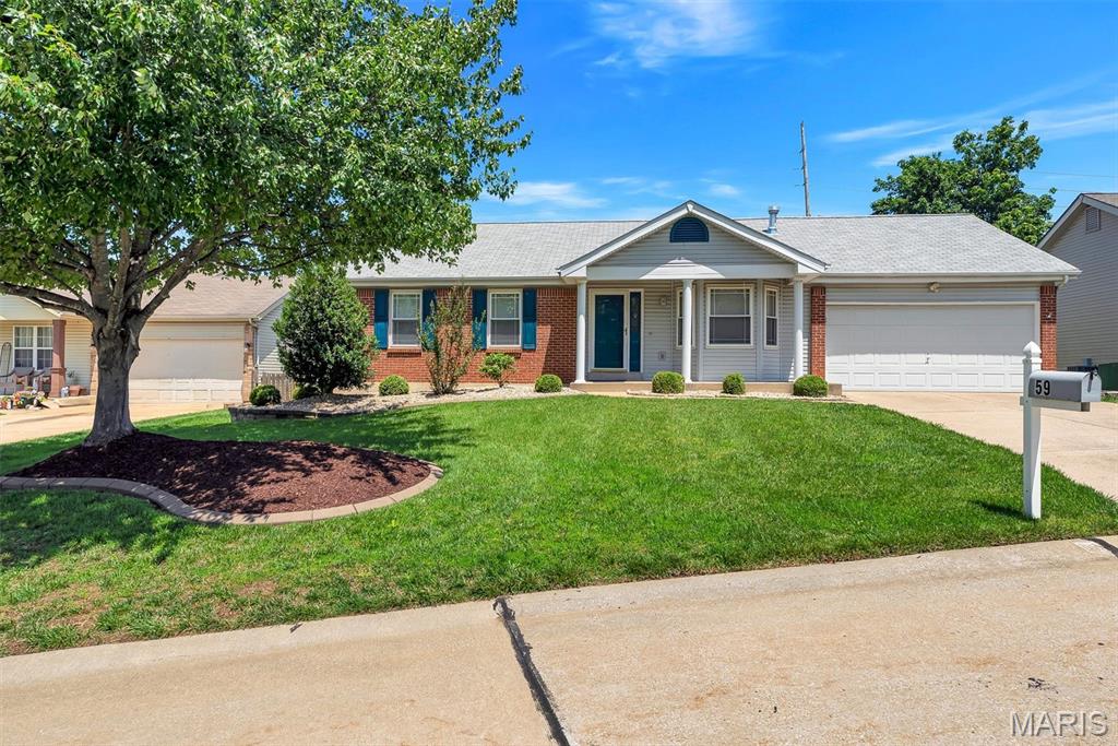 Located in the heart of St. Peters, this 3-bedroom, 2-bath ranch offers a comfortable layout with features that make everyday living and entertaining easy. Vaulted ceilings in the living room and kitchen create an open, inviting feel, while the bay window in the primary bedroom brings in abundant natural light and adds character to the space. A mix of flooring throughout, including hardwood flooring, carpeted bedrooms, and tile flooring in the sunroom, adds warmth and functionality. The attached sunroom with soaring ceilings provides a bright space to relax, gather with friends, or enjoy your morning coffee overlooking the backyard, and features an indoor hot tub/spa for year-round enjoyment.

Outside, the heated in-ground pool creates the perfect setting for summer barbecues, get-togethers, or simply unwinding after a long day. The partially finished lower level offers additional space for a recreation room, home office, workout area, or storage. Thoughtfully cared for and well maintained over the years, this home reflects pride of ownership throughout.

Conveniently located near shopping, restaurants, parks, and major commuter routes, this home offers a great combination of comfort, convenience, and space to enjoy both indoors and out.