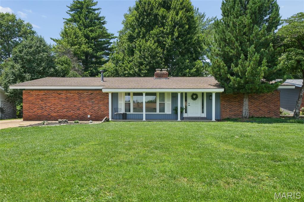 This 4 bedroom, 2 bath ranch home is located in the desirable Robinwood West subdivision and offers an inviting blend of updates, comfort, and neighborhood amenities. LVP floors run throughout the home, creating a cohesive, easy-care backdrop for everyday living. The newly updated kitchen and baths add a fresh, modern feel, and the open floor plan enhances both daily flow and entertaining.

Many new windows bring in great natural light, and the newer HVAC system provides added peace of mind. The rear-entry garage opens to a large paved area—perfect for basketball, riding toys, or other outdoor activities. A large, private, fenced-in yard extends the living space and offers room to relax, garden, or play.

Robinwood West features a subdivision pool, clubhouse, playground, and an active subdivision swim team. The neighborhood is known as a great family community and hosts summer holiday parties where the subdivision provides the food. The location is close to highways, restaurants, shopping, and medical facilities, and sits within the award-winning Parkway School District.