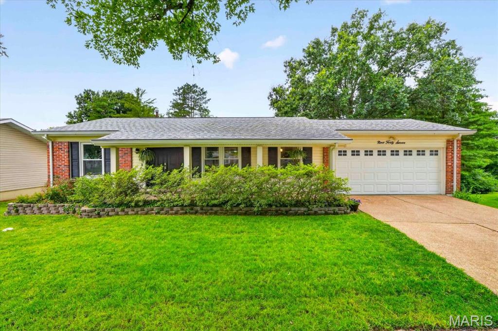 Beautifully updated ranch home in the highly sought-after Parkway School District! This move-in ready home features hardwood floors, newer windows, and an updated kitchen with stainless steel appliances. The kitchen opens seamlessly to the family room with woodburning fireplace, creating the perfect space for everyday living and entertaining. A separate living room flows into the dining room, offering additional gathering space and a flexible floor plan. The main level includes three bedrooms all with new carpeting, highlighted by a spacious primary suite with an updated en-suite bathroom. Two additional bedrooms share an updated hall bath. The recently finished lower level (2020) provides even more living space with a large family room, private office, and a third full bathroom—ideal for guests, working from home, or recreation. Additional updates include a new HVAC system (2025), oven/micro in 2023 and sewer line in 2021. Outside, you'll enjoy a fenced backyard with plenty of room for pets, play, and outdoor entertaining. Don't miss this wonderful opportunity to own a beautifully maintained home in a fantastic location!