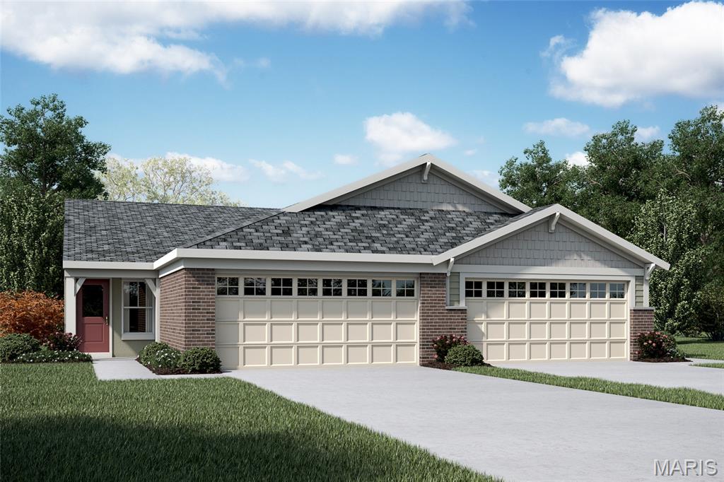 New construction by Fischer Homes in the beautiful Serenity Woods community, This unique plan offers 2 bedrooms, 2 full baths, and 1 half bath. The expansive family room is the perfect gathering space. Spacious open kitchen with a large island and walk-in pantry connects to the morning room, that walks out to the patio. The owner's suite features a spacious private bath and walk-in closet.  Study just off the entryway, offering flexibility to serve as a home office or optional third bedroom. Lower level features one additional bedroom , full bathroom, and rec room. The spacious 2-bay garage completes this exceptional home.