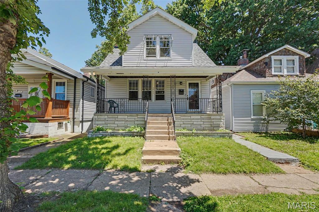 Welcome to your fairy-tale find. Located in the heart of Princeton Heights, this home is well maintained, full of character, and ready for its next owners. Priced to sell, it offers a fantastic opportunity to own in one of South St. Louis' most sought-after neighborhoods.

Located just blocks from Willmore Park, you'll enjoy easy access to walking trails, green space, and recreation while still having a peaceful place to call home. The backyard offers a quiet retreat with plenty of space to relax, entertain, or enjoy a summer evening, while the private two-car garage provides added convenience and functionality.

Step inside to a spacious living room where natural light pours through stained-glass windows, highlighting the original hardwood floors and classic architectural details. The warmth and character of the home are immediately apparent and continue throughout the main level. The dining room provides the perfect setting for family dinners, holiday gatherings, or entertaining guests.

The home has been recently renovated by previous owner while preserving the charm and craftsmanship that make it special. The updated kitchen offers a fresh, functional space for cooking and everyday living, while thoughtful updates throughout create a move-in-ready experience. Whether you're enjoying a meal in the dining room or stepping onto the back deck for dinner outdoors, you'll appreciate the comfortable flow and inviting atmosphere this home provides.

Upstairs, you'll find two generously sized bedrooms and a full bathroom. Each room offers abundant natural light and comfortable living space while maintaining the home's timeless appeal.

The clean basement with a walk-up entrance provides excellent storage and exciting potential for additional finished living space, a home office, workout area, or hobby room.

Major updates have already been taken care of, including a six-year-old HVAC system and a less-than-year-old roof, providing peace of mind for years to come. The seller is providing an UpKeep Home Warranty to ensure you feel comfortable in your new home.

If you've been searching for a home that combines character, updates, outdoor space, and a fantastic location, this Princeton Heights gem deserves a spot at the top of your list. Schedule your showing today. Opportunities like this don't come along often.