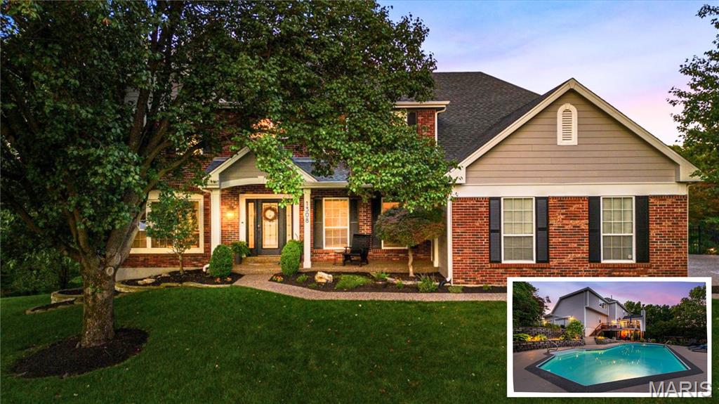 Tucked away at the end of a cul-de-sac in sought-after Westhampton Woods, this beautifully updated Wildwood home offers the privacy, space, and backyard you've been waiting for! Set on a private .93-acre lot backing to woods in the Rockwood School District, this 5-bedroom, 4.5-bath home with a heated saltwater pool combines thoughtful updates with an exceptional setting.

Step inside to hardwood floors, a private home office, a formal dining room, and a dramatic two-story great room filled with natural light and framed by wooded views. Custom remote shades help soften the morning sun while preserving the view.

The beautifully updated kitchen features custom cabinetry, quartz countertops, subway tile backsplash, gas cooking, a built-in wall oven and microwave, and an open layout that easily connects to the main living spaces.

One of the home's standout features is the vaulted sunroom with a gas fireplace and heated tile floors, creating a comfortable space to enjoy year-round. Surrounded by windows and overlooking the backyard, it's the perfect place to enjoy your morning coffee, unwind at the end of the day, or gather with family and friends.

Upstairs, you'll find four bedrooms and three updated full baths, including a spacious primary suite tucked quietly at the back of the home. Vaulted ceilings and large windows overlook the backyard and pool, while the renovated bath offers an oversized walk-in shower, dual vanities, and custom storage. A separate walk-in closet provides excellent storage and organization. Two secondary bedrooms share a Jack-and-Jill bath, while the fourth bedroom enjoys its own private bath.

The finished walkout lower level expands your living space with a large recreation room, a custom bar with a beverage cooler, a fifth bedroom, a full bath, and plenty of storage.

Outside is where this property truly shines. A newer maintenance-free composite deck overlooks the private backyard and leads to the heated saltwater pool, expansive patio, and nearly an acre of mature trees and wooded privacy. The pool features a glass media filtration system, updated equipment, and recently resurfaced pool decking, creating a true backyard retreat for entertaining, relaxing, and enjoying the outdoors.

Additional features include James Hardie siding (2022), updated HVAC systems (2019, 2023), beautifully renovated bathrooms (2024), a side-entry 3-car garage, and an unbeatable Wildwood location close to parks, trails, shopping, and everyday conveniences!