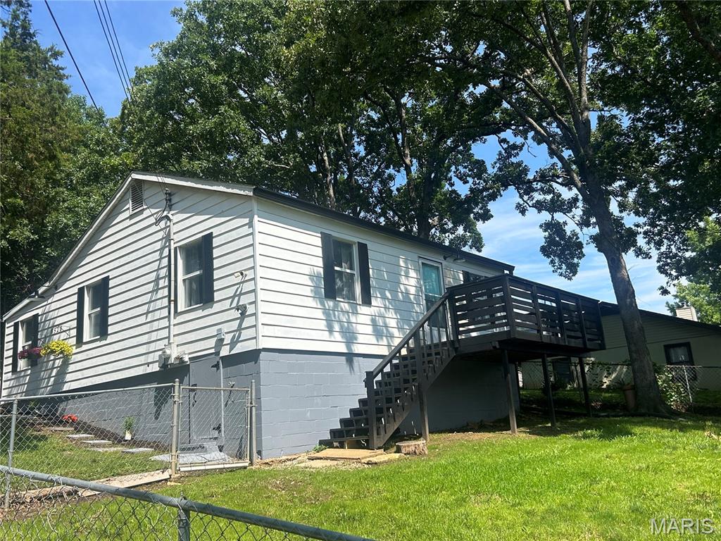 Come take a look at this charming, newly updated 3 bedroom home nestled in on 2 lots with plenty of privacy. This home has a new roof, new electrical update, new plumbing throughout, newer hot water heater, and new mini split hvac 2 zone. This adorable home has fresh paint and new flooring. Kitchen is updated and all the appliances stay with the home. Outside you will find a deck off the front of the house with a nice view of the lake and a fenced yard, as well as a small concrete basketball court, concrete driveway and plenty of extra parking. Lake privileges include a small sandy beach, with plenty of fishing and a common area. Seller is also offering a full choice home warranty for 1 year!!