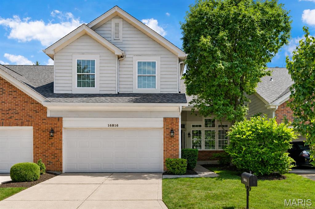 Be the very first to live in this stunning, newly renovated villa in the sought-after gated Chesterfield Bluffs Villas! Filled with natural light and designed for today's lifestyle, this home offers an open floor plan that blends comfortable living and effortless entertaining. The beautifully renovated kitchen is the centerpiece of the home, featuring new appliances, gorgeous quartz countertops, and a large center island that provides abundant workspace and gathering space for family and friends. Step outside to a brand-new private deck, the perfect place for morning coffee, outdoor dining, or relaxing. Upstairs, you'll find three generously sized bedrooms, while the finished lower level adds two additional bedrooms, providing exceptional flexibility for guests, a home office, fitness space, or hobby rooms. The main level features convenient main-floor laundry. Additional highlights include whole-home speakers and a dual-zone HVAC system with a dedicated control in the primary bedroom for personalized comfort. Mechanical updates include two 40-gallon water heaters, a sump pump, a newer condenser, and a roof replaced last year. Also, new siding is scheduled by the HOA within the next few months, adding even more value and gorgeous curb appeal. Residents enjoy a private pool, a paved walking path, and the tranquility of a quiet circular street with minimal traffic. Just minutes from shopping, dining, walking trails, and Chesterfield Central Park, this exceptional villa offers the rare opportunity to enjoy the feel of a brand-new home in an established, highly desirable community.