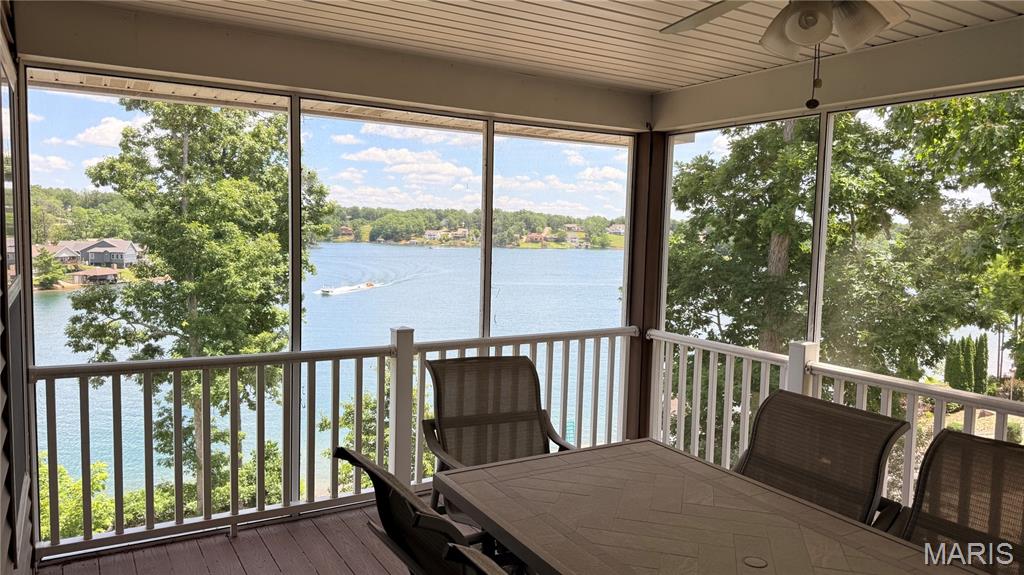 LAKEFRONT LIVING AT IT'S FINEST!  Enjoy a view of Lake Shayne from every room in the house.  FOR LEASE ONLY.  This 10 year old 3+ bedroom 3.5 bath brick/stone custom-built ranch has a massive front yard with a gently sloping rear yard to the water.  Stunning gourmet kitchen with center island cooktop, breakfast bar, pantry, main floor laundry room, screened-in porch for al fresco dining, covered composite deck, gas fireplace, and plenty of parking spaces. The lower level features spacious family room with wet bar, 2 egress bedrooms that share a full bath and a walk-out to the covered concrete patio and walkway to the water. 

Terre du Lac is a 5200-acre community just 55 minutes south of St Louis.  Only non-titled boats are allowed in the water. 

This home is for lease only.  Minimum 1 year lease, maximum 2 years.