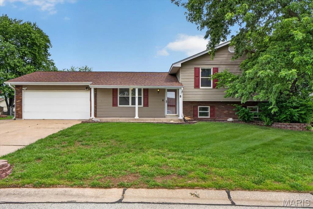 DON'T MISS this spacious and well-maintained home offering over 1,600 square feet of living space! This 4-bedroom, 2.5-bath home features updated flooring and a functional layout with room for everyone. The basement provides excellent potential for additional living space, a recreation area, or plenty of storage. Enjoy the large fenced backyard complete with a pool, shed, and great deck—perfect for entertaining or relaxing outdoors. Additional highlights include a spacious 2-car garage, furnace and A/C replaced in 2023, and roof replaced in 2020. Conveniently located close to shopping, dining, schools, and more!