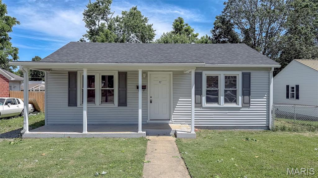 Welcome home to this charming 2 bed, 1 bath home tucked away on a quiet dead-end street in Fredericktown! This low-maintenance property features a brand new roof, spacious living room, and an eat-in kitchen with adjacent laundry area for added convenience. The home offers two sizable bedrooms, a full bathroom, and hard surface flooring throughout. Step outside to enjoy the fenced backyard, perfect for pets or kids to roam.  Affordable, functional, and east to maintain, this property is ready for you!