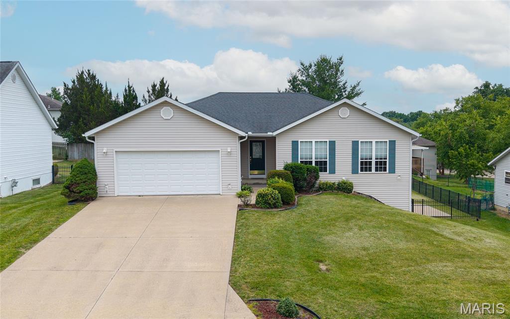 Welcome home to this beautifully maintained 4-bedroom, 3 full-bath dwelling in Cape Girardeau, offering space, comfort, and style throughout. From the moment you step inside, you’ll appreciate the soaring ceilings and inviting living spaces designed for both everyday living and entertaining.  The staged photos give you an idea of just how you could lay out your decor, leaving the guesswork out of the equation.  
The kitchen offers a nice-sized pantry along with ample cabinetry and spacious countertop workspace, while flowing seamlessly into the dining and living areas, which features a cozy fireplace and tons of natural light. Main-level laundry and plenty of closets lend a hand for storing items with easy access when retrieving them for use.  The primary suite provides a relaxing retreat complete with a private bath and walk-in closet.  The spacious layout of this ranch design includes a walkout basement with generously sized rooms, along with an abundance of storage not just in the lower level but throughout the home. Unbelievable space is a great asset in a dwelling.

Step outside to enjoy the fenced backyard with plenty of room for grilling, relaxing, entertaining, or simply enjoying the outdoors. The two oversized concrete patios create the perfect setting for outdoor dining, cozy evenings, and gatherings with family and friends.

This home truly offers the perfect blend of functionality, warmth, and inviting charm both inside and out.  Call today for your own tour before it is too late.