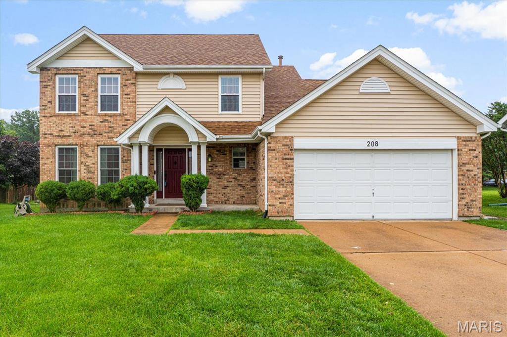 Discover comfort and convenience in this beautiful 4-bedroom, 3.5-bathroom home offering over 2,600 square feet of living space for just $2,800/month. Perfectly nestled in a cul-de-sac neighborhood in Ballwin near Manchester Road and within a top-rated school district, this home has it all. Enjoy a modern kitchen with granite countertops, new stainless steel appliances, and an open flow into the dining and breakfast areas—all featuring rich wood flooring that continues through the main living spaces. Upstairs, you'll find generously sized bedrooms and two full baths, including a luxurious primary suite with a separate tub, double sinks, and ample space to unwind. The partially finished basement offers additional flexibility with a full bathroom and extra sleeping area—ideal for guests, a home office, or rec space. A 2-car attached garage adds convenience, while nearby shops, restaurants, and grocery stores ensure everything you need is just minutes away. Don’t miss this exceptional rental opportunity in a sought-after neighborhood!