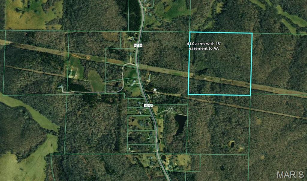 41.0 acres of wooded land less than 3 miles from Steelville on MO AA.  Great for hunting, camping or creating your new home.