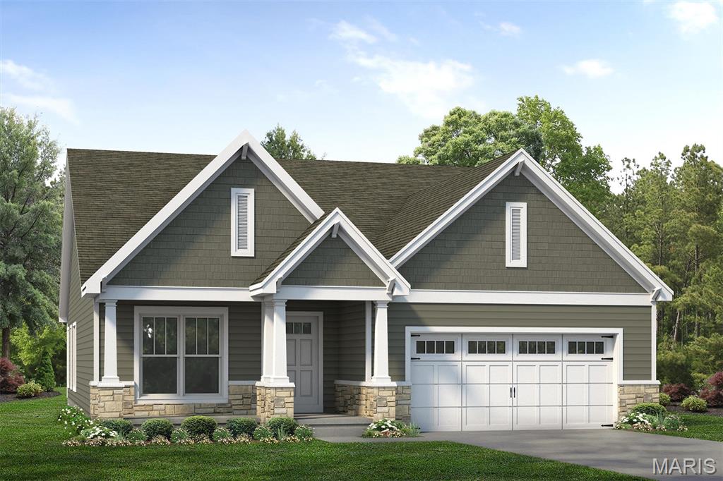 Coming Soon! Discover timeless design and modern comfort in this Hamilton II located in The Reserve at Wildwood. Thoughtfully designed with elevated finishes throughout, this home offers open-concept living with 9' ceilings throughout and an impressive 11' ceiling in the great room, creating a bright, airy feel. The great room features an electric fireplace with a stone surround, while the kitchen is equipped with GE appliances and a seamless flow perfect for everyday living and entertaining. Enjoy outdoor living on the covered composite deck, and unwind in the upgraded owner’s suite with a private bath designed for comfort. Additional highlights include a 2' garage extension for extra storage or workspace, all set in Wildwood within the highly rated Rockwood School District, offering the ideal combination of quality, convenience, and natural surroundings.