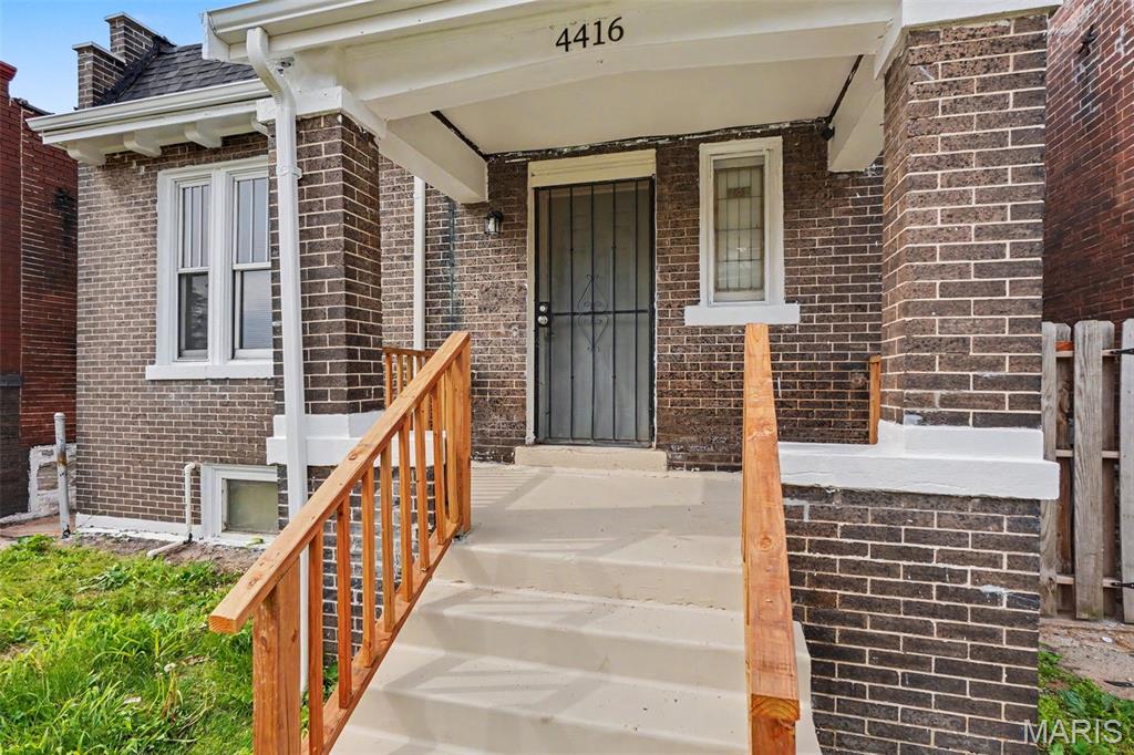 Get ready for this showstopper! A rare opportunity to own a fully renovated historic brick home where all major systems have already been replaced. Move in immediately while benefiting from the long-term upside of a neighborhood poised for continued reinvestment. Following the devastating St. Louis City tornados that impacted the area, significant rebuilding and reinvestment efforts are underway throughout the neighborhood. 4416 San Francisco stands out as one of the fully renovated, move-in-ready homes, offering buyers the chance to purchase before broader redevelopment gains momentum.

Original architectural details remain throughout, including stunningly refinished hardwood floors, built-in shelving, ornate fireplace, classic millwork, and those oh-so elegant, columned room dividers. The updated kitchen offers modern convenience while maintaining the home's timeless charm. The original, functional butler's pantry is in a pass-thru between the kitchen and dining room.

Generously sized living and dining spaces provide flexibility for entertaining, working from home, or everyday living. Fresh improvements inside and out make this property truly move-in ready. Tall ceilings. Original period millwork & hardwood flooring. Gorgeous fireplace. Completely renovated with luxury finishes and designer colors. All new in 2026: HVAC, plumbing,  electrical & roof. The security system stays with the home! Move-in-ready with passed occupancy permit in hand. Schedule your showing today.

Think you can't buy a home? Well, it's closer to reality than you think! Ask the listing agent for more information about ***down payment assistance programs***