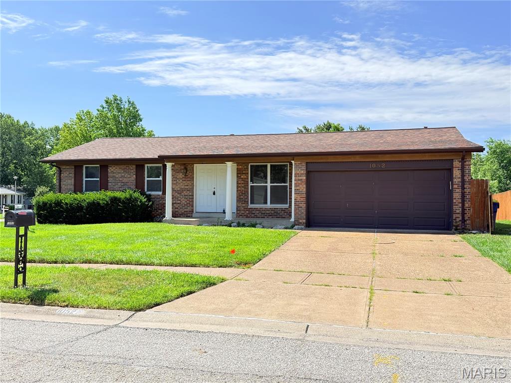 Welcome home to this nicely updated 3-bedroom, 2 full bath gem in the highly sought-after Fenton area and Rockwood School District! Offering 1,190 sq ft of comfortable living space, this move-in-ready home features a spacious and functional layout perfect for today’s lifestyle. Step inside to find stylish laminate flooring flowing throughout the main living areas, creating a warm and cohesive feel. The updated kitchen shines with newer cabinetry and granite counters, offering both modern appeal and ample storage. Both bathrooms have been tastefully updated, while the primary suite boasts its own private full bath for added convenience. Enjoy outdoor living in the fully fenced backyard—complete with a large patio perfect for entertaining, relaxing, or summer BBQs—and a handy shed to meet all your storage needs. A 2-car garage adds even more functionality. Major updates provide peace of mind, including a NEW roof with architectural shingles, a newer HVAC system, and a water heater. Conveniently located near shopping, dining, parks, and major highways, this home offers comfort, updates, and a prime location. Don’t miss your chance to call this Fenton beauty your own—schedule your showing today! St Louis County Occupancy Inspection has already been passed. A licensed agent has an indirect interest.
