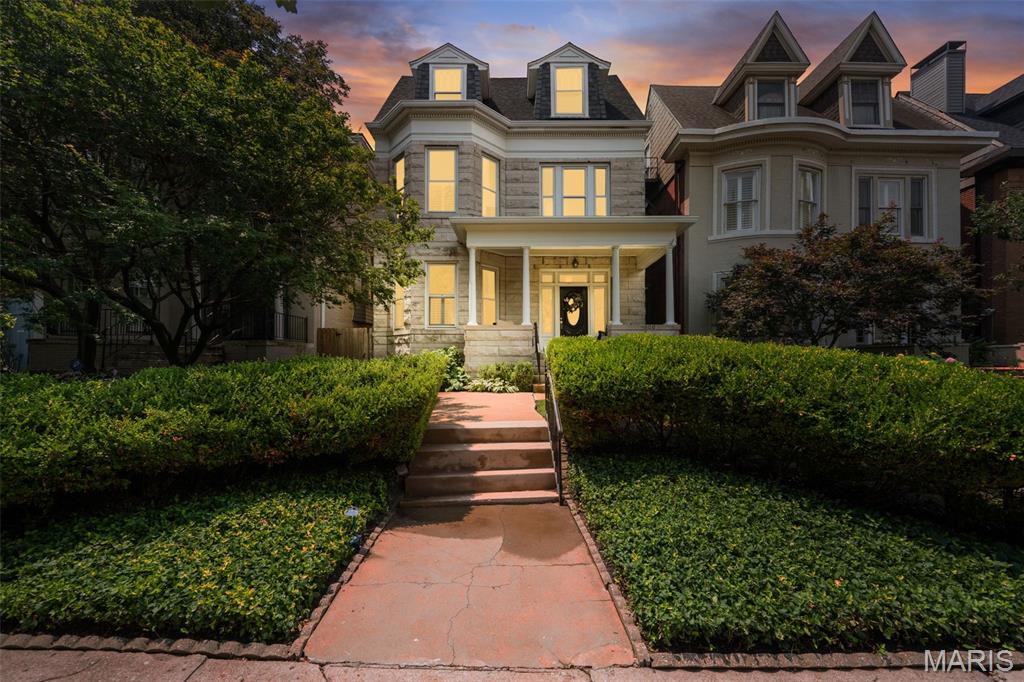 Continued Improvements. Exceptional Value. Historic Central West End Living. Experience turnkey historic living in the heart of the Central West End. Since being listed, the sellers have continued investing in this exceptional 1905 Central West End home—adding one of the neighborhood’s most sought-after features: a newly constructed covered two-car garage-port. Combined with a brand-new entertaining deck, a new privacy fence, fresh main-level paint, and a $10,000 price adjustment, this home offers even greater value than when it first came to market. Located on one of the Central West End’s most iconic tree-lined streets, 4608 McPherson blends the elegance of historic architecture with the comfort and confidence of modern living. Original details—including four fireplaces, soaring ceilings, stunning bay windows, rich millwork, and a magnificent staircase—have been beautifully preserved, while extensive updates allow the next owner to simply move in and enjoy. The remodeled kitchen serves as the heart of the home with granite countertops, solid wood cabinetry, stainless steel appliances, and an oversized island perfect for everyday living and entertaining. Spacious living and dining rooms flow naturally for gatherings both large and small. Upstairs, the second floor is anchored by an exceptional primary suite featuring its own fireplace, a generous walk-in closet, and a spa-inspired bath with heated Travertine floors, dual vanities, and an oversized walk-in rain shower. The second floor also includes a spacious bonus room—ideal as a media room, fitness studio, playroom, or private lounge—as well as a dedicated office that could easily serve as a nursery or potential fifth bedroom to meet your changing needs. The third floor offers three additional bedrooms and a beautifully updated full bath with classic tile finishes, providing exceptional space for family, guests, or multigenerational living. Extensive improvements include; New covered two-car garage-port, brand-new deck, new privacy fence, freshly painted main level, new roof and gutters (2026), updated plumbing and electrical, new flooring throughout, new HVAC serving the third floor, beautifully remodeled kitchen and bathrooms. Walking distance from Forest Park, BJC, WashU Medical Campus, and the restaurants and shops along Euclid Avenue, this home offers an unmatched combination of location, history, and modern convenience.With a newly constructed covered garage-port, expanded outdoor living, extensive renovations, and one of the Central West End’s premier locations, 4608 McPherson offers a rare opportunity to own a truly turnkey historic home. Cheers!