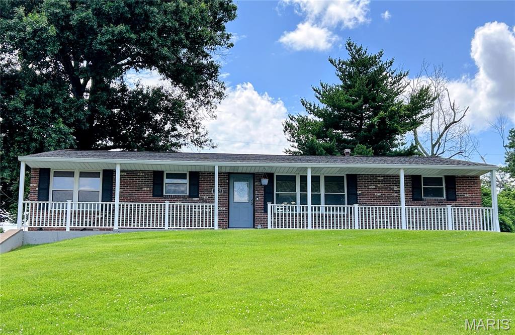 Welcome Home to 1107 Virginia Ave. This Beautifully updated raised ranch offers 1,404 square feet above grade plus approximately 565 square feet of finished lower level living space, providing nearly 2,000 square feet of finished living area.   Natural light fills the spacious living room, which flows into the dining area and updated kitchen featuring granite countertops, custom cabinetry, stainless steal appliances (Refrigerator stays) as well as a pantry. You will also notice Main Floor Laundry.  The main level includes a primary suite with a private bath, two additional bedrooms and a second full bathroom.  The finished lower level adds valuable living space with a large family room, a third full bathroom with a custom shower and access to your oversized two car garage.  Recent updates include the kitchen, bathrooms, flooring throughout, windows, a new Roof in 2024 and a new awning and back patio. Outside, enjoy a large front yard and driveway, fenced backyard and predominantly brick exterior. Located not even a quarter mile from Crystal City Park and Pool, with shopping, dining, schools and highway access nearby.  Move in Ready and packed with updates, this is one you won't want to miss!