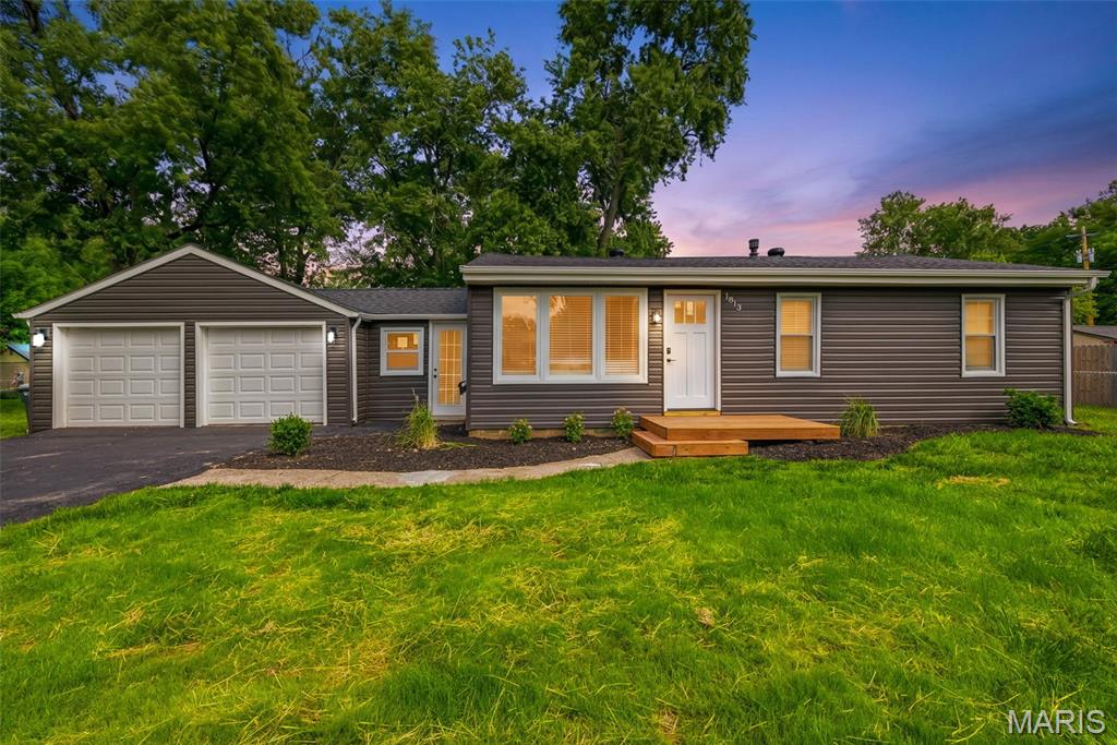 OWNER-AGENT! This home offers the benefits of a top-to-bottom renovation, combining structural improvements with modern finishes and updated major systems - providing a move-in ready experience with significant recent upgrades.

 Check out this completely renovated ranch-style home offering a modern open-concept layout and extensive updates throughout. This property has undergone a full-gut renovation, including major structural improvements, updated systems, and high-end finishes. 

Interior features include a redesigned floor plan with a removed wall between the kitchen and living area, supported by a structural beam, plus the addition of a bedroom, dining room, and half bath. the home showcases new drywall, paint, wide-plank luxury vinyl plank flooring, modern 4" flat stock baseboards, 3" casing, and updated lighting throughout. Custom mudroom with built-in bench and storage adds functional everyday space.

The kitchen has been fully updated with new cabinetry, matte black hardware, quartz countertops, stainless steel appliances (including a new dishwasher), and a designer tile backsplash. Bathrooms have been upgraded with new vanities, fixtures, toilet, and a tiled shower surround.

Major systems updates include new electrical wiring, panel outlets, switches, recessed lighting, and hardwired smoke/CO2 detectors. The home also features a new high-efficiency furnace, new AC system, and all new ductwork. Plumbing has been updated throughout, and the sewer lateral has been camera inspected and reported clean with PVC piping. Electric water heater present.

Exterior improvements include a complete roof replacement (with decking replaced as needed), new underlayment, ice and water shield, shingles, and drip edge, along with approximately 50% truss replacement/reinforcement. Additional exterior upgrades include new siding, soffit, fascia, gutters, downspouts, exterior lighting, sealed driveway, new mailbox, and refreshed landscaping.

Additional upgrades include approximately 50% new windows, all new insulation (walls, ceiling, and floor system), crawlspace vapor barrier, new interior doors with matte black hardware, closet systems, and window blinds.

Move-in ready with extensive recent improvements throughout.