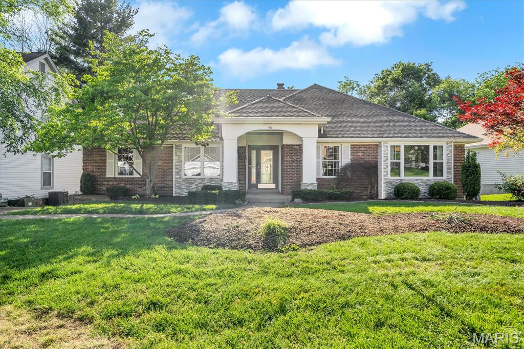 Welcome to 46 Fox Meadows Court—where space, comfort, and everyday functionality come together in this convienent St. Charles location.

This well-maintained home offers a thoughtful layout with generous living spaces, perfect for both daily living and entertaining. The main level features an inviting living area filled with natural light, all 3 generously sized bedrooms and a private office, perfect for those who work from home. The primary bedroom offers privacy, being located on the opposite side of the home than the other 2 bedrooms, an ensuite bathroom, and access to the back deck. The basement offers additional living and entertaining space with a bonus room, wet bar, and den with a fireplace. 

The two-stall (possibly 4 tandem) garage is greatly oversized and perfect for your tools, workout equipment, or just bonus storage! Central Vac has easy clean out from the garage. 

Step outside to enjoy a private backyard with room to unwind, garden, or host summer get-togethers. Conveniently located near shopping, dining, parks, and major highways, this home offers both comfort and accessibility with a new park being built right across the street!