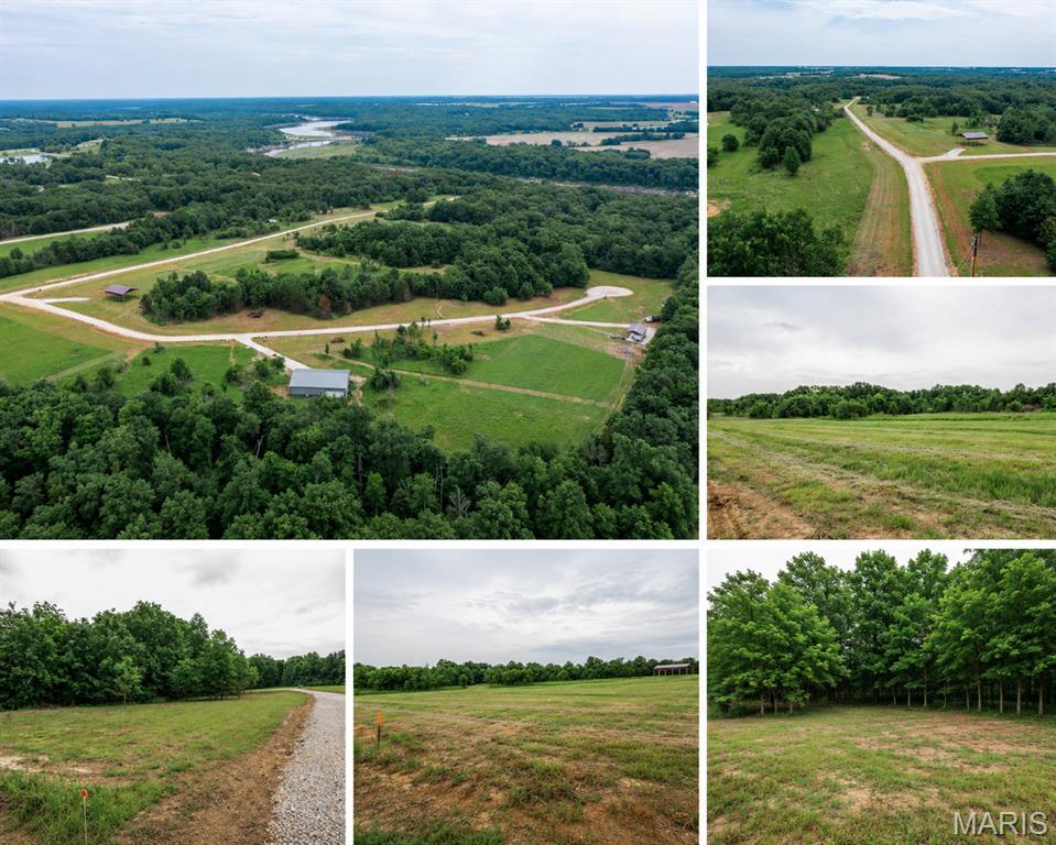 These Mark Twain Lake acreage lots are located along the sought-after Route J corridor! The Halyon Estates 3-5 acre building lots are ready to go, with water, electric, and internet already available at the roadside. With no restrictions, this acreage is perfect for campers, with the option to transition into a permanent structure in the future. All lots are also ready to build on for an established country residence.

The original 109-acre generational farm was owned by the Baumgartners, two retired school teachers who spent their time enjoying this family heritage. They grew wildflowers and simply loved being on the farm, reading books and appreciating the beauty around them. They knew this was a special place with creeks, ponds, grassland, woods, and abundant wildlife.

Each tract has been thoughtfully divided to provide both privacy and diversity, featuring gentle rolling hills that transition into level areas suitable for a variety of future home plans.

This farm has the unique privilege of backing up to 113 acres of Corps of Engineers land. Halyon Estates features two private parking areas at the ends of subdivision roads where the property borders the Corps land, providing owners convenient access to enjoy hiking, mushroom & deer hunting, wildlife viewing, and exploring the surrounding natural landscape.

One of the main attractions of the area is Mark Twain Lake, with three boat ramps located within minutes of the subdivision, providing quick and easy access to the water. The lake offers an abundance of recreational opportunities, including boating, fishing, sand beaches, and a hidden gem—a waterpark.