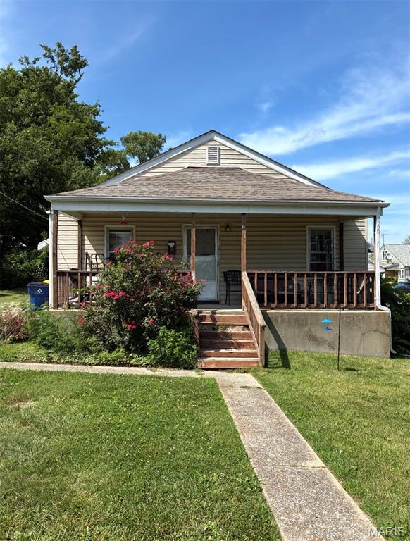 Whether you're looking to expand your investment portfolio or searching for an affordable place to call home, this charming 2-bedroom, 1-bath bungalow offers plenty of opportunity. A spacious covered front porch welcomes you home and provides the perfect spot to relax and unwind. Conveniently located just minutes from downtown with easy access to public transportation, grocery stores, shopping, and everyday amenities. The detached one-car garage offers excellent space for parking, storage, or a workshop, while the generously sized yard provides room for gardening, pets, entertaining, or future outdoor projects. With its convenient location, functional layout, and endless potential, this is an opportunity you won't want to miss.