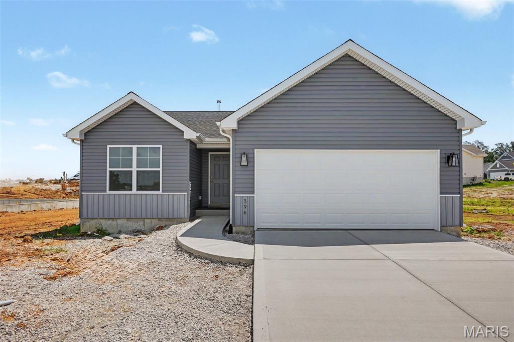 Open daily from 11-5.  Contracts will be on Builders forms.  This New Floorplan is a 2 Bedroom, 2 Bath Ranch Style Home is now complete.  Features Include a Spacious Great Room open to the Kitchen with an Island, GE Appliances including a Smooth-top Self Cleaning Range, Microwave & Dishwasher, Breakfast Room & Pantry.  The Primary Bedroom has a  Walk In Closet & the Primary Bath has a double bowl vanity, a 5' shower & a Linen Closet for Additional Storage.  Other Features Include Six Panel Doors, Satin Nickel Door Hardware, a Main Floor Laundry Room & Full unfinished basement.  The Exterior Includes 30 Yr. Architectural Shingles, Enclosed Soffits & Fascia, Curved Walkway, Egress Window, Rough in for a future 3/4 bath & a Landscaped & Fully Sodded Yard.