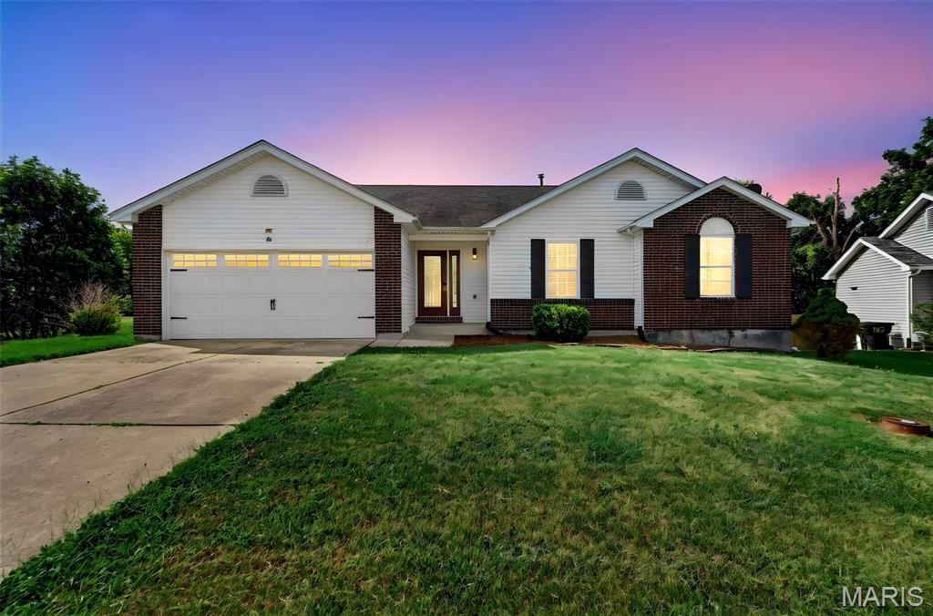 Welcome to 36 Colton Jesse Drive, a charming Winfield ranch where immediate main level comfort meets massive equity potential! From the moment you arrive, freshly upgraded landscaping and fantastic curb appeal set the stage for a home that has been thoughtfully improved inside and out. Step inside to a bright, open concept main floor living space designed for effortless daily living and easy entertaining. The inviting living room is centered around a cozy fireplace and flows directly into a sunlit dining area with a classic bay window. The main level features a fully equipped kitchen complete with a pantry, convenient main floor laundry, and three spacious bedrooms. This includes a private primary en suite with a walkin in closet and full bathroom. Two more generously sized bedrooms and another full bathroom complete the main level. Step outside to enjoy brand new decking and a patio off the lower level offering the ideal venue for outdoor dining, weekend BBQs, or quiet evening relaxation. What truly sets this home apart, however, is the unbelievable amount of available living footage waiting to be realized in the walk out lower level. The lower level features over 1,200 additional square feet, bringing your potential total living area to over 2,600 square feet! The basement is framed out, saving you thousands of dollars in time, labor, and materials right from day one. Already plumbed with a bathroom rough in, equipped with two full egress windows for natural light, and, this expansive space is ready to expand the home into a full 5 bedroom, 3 bathroom showcase property with a large rec room or private guest suite! Finishing this space nearly doubles your total usable footage, delivering instant, massive built in equity. Complete with an attached two car garage, minor cosmetic touch-ups, and a prime location, this property offers unmatched space and future return on investment. Schedule your private tour today to experience the sheer size and endless possibilities firsthand!