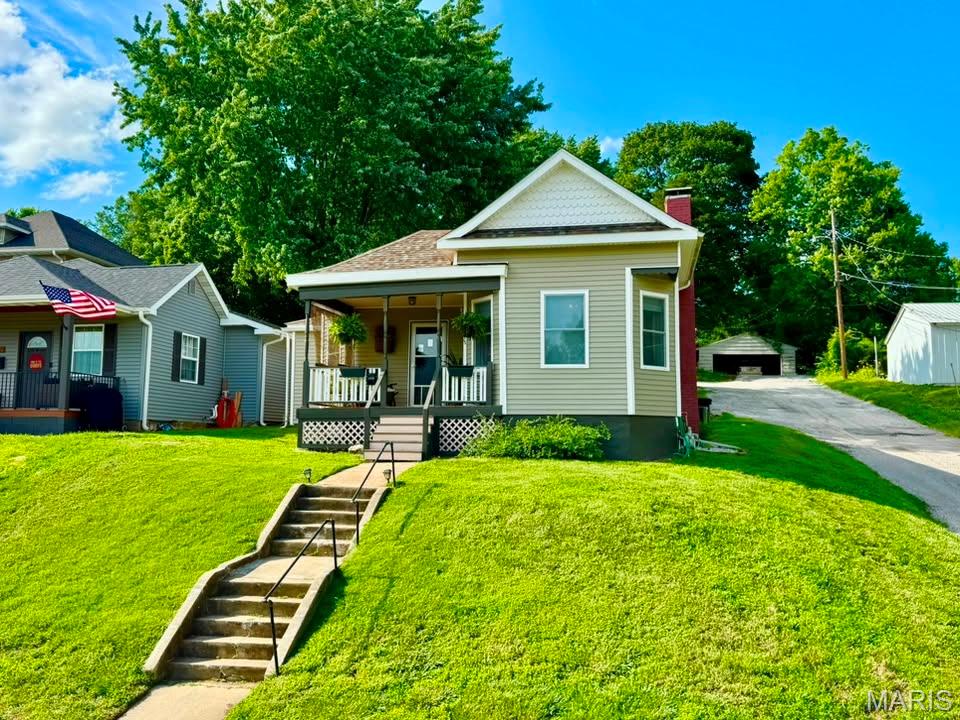 The most incredible move-in-ready 2-bedroom, 1-bath home you'll scroll past this year, so stop looking! From the moment you step inside, you'll be welcomed by a warm, impeccably updated interior that truly feels like home. Outside, you'll find the perfect peaceful setting in your fenced-in private backyard, plus a detached garage & off-street parking. Every inch of this home has been thoughtfully updated over the past few years, and even better, all kitchen appliances, along with the washer/dryer convey with the sale, so there's nothing left to do but move in! Homes of this caliber and price range are hard to come by, so don't miss your opportunity. Schedule your VIP showing today before someone else calls it home!