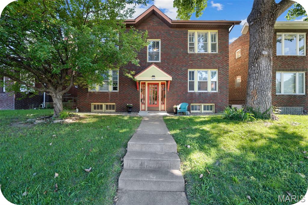 Looking for a place to put down roots while building wealth? This rare Clifton Heights 4-family offers the best of both worlds! Tucked into one of St. Louis' quietest and most beloved neighborhoods, you'll enjoy tree-lined streets and Clifton Heights Park just steps from your front door, all while remaining minutes from Hampton Ave., I-44, The Hill, and some of the city's favorite local restaurants and attractions. Unlike the typical city four-family, each of the four spacious units features two private bedrooms, an open-concept kitchen with a dishwasher, gas stove, and built-in microwave, plus granite countertops overlooking a spacious living area. One unit is vacant and move-in ready, making this an ideal opportunity for an owner-occupant to house hack while tenants help build equity and offset the mortgage, or for an investor seeking a well-maintained addition to their portfolio. Existing rents provide immediate income with potential for future growth! The current owners have meticulously cared for the property, making ownership refreshingly straightforward and turn key. The exterior brick has been fully repointed, and a 6-year-old TPO roof will keep everything dry for years to come. Four off-street parking spaces add another level of convenience. Spend your evenings strolling Clifton Heights Park, grabbing barbecue at Adam's Smokehouse, meeting friends at SOHA Bar & Grill, or exploring the countless dining destinations of The Hill just minutes away. Opportunities to own a turnkey, owner-occupant-friendly four-family in Clifton Heights don't come around often! Whether you're ready to stop paying someone else's mortgage or add a standout asset to your portfolio, don't miss your chance to make this Clifton Heights gem yours—contact me to schedule your showing today!