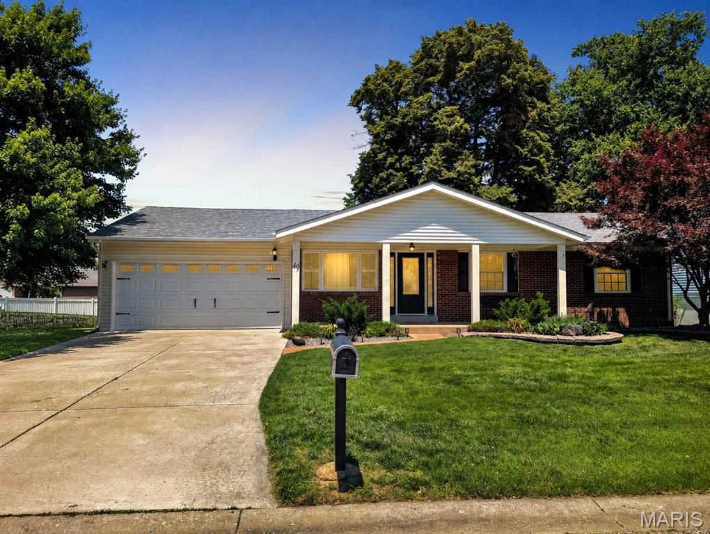 Welcome home to this beautifully updated ranch offering comfort, convenience, and modern touches throughout. The refreshed kitchen serves as the heart of the home with updated countertops, flooring, and finishes, while the full bathroom have been thoughtfully renovated with new vanities, sinks, and flooring. Fresh paint throughout gives the home a bright, clean feel that's ready for its next owner.

The spacious living areas continue into a remodeled basement, creating additional room to relax, entertain, or work from home. Outside, you'll love the large vinyl-fenced backyard featuring a stamped concrete patio that's perfect for summer gatherings, morning coffee, or simply enjoying the outdoors.

The oversized attached garage offers plenty of storage space and includes a hookup for an electric vehicle charger, adding convenience for today's lifestyle. Additional features include an electronic thermostat and doorbell, as well as a washer and dryer that are less than a year old and included with the home.

With thoughtful updates, modern amenities, and plenty of indoor and outdoor living space, this move-in-ready ranch is one you won't want to miss.