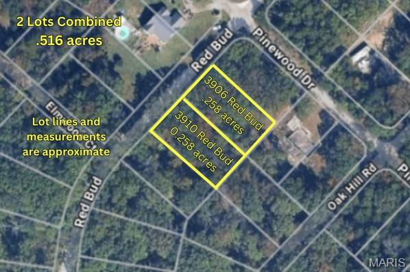 Welcome to Evergreen Lakes in Catawissa!  Bring your builder, your plans, and your vision to create the home you've always wanted. The 0.258 acre lot at 3906 Red Bud Drive offers an ideal setting for a primary residence or a weekend retreat. Need more space for bigger dreams? You can also expand your canvas to include the neighboring lot at 3910 Red Bud Drive for a total of just over a half of an acre. This private community has 3 lakes where you can cast a line and wait for the fish to bite, or simply enjoy the natural surroundings. Electric and community well water available. Located in the Meramec Valley School District with Nike Elementary right down the road. It’s a short 10 minute drive to Pacific. Each lot is listed for $8,000 or $16,000 for the pair. Seller is a licensed real estate broker in Arizona.