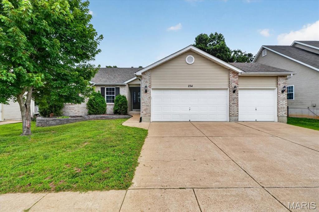 Where Family Gathers, Memories Are Made, and Every Space Has a Purpose

Welcome to this exceptional 4-bedroom, 3-bath atrium ranch in the highly sought-after Romaine Spring Estates. With nearly 2,900 square feet of beautifully maintained living space, a 3-car garage, and a finished walk-out lower level, this home offers the flexibility today’s families are looking for—whether you’re entertaining friends, working from home, hosting overnight guests, or simply enjoying everyday life.

Step inside to discover warm hardwood floors, an inviting open floor plan, and abundant natural light. The spacious living areas flow effortlessly to an expansive deck overlooking a peaceful wooded backdrop—the perfect place to enjoy your morning coffee, unwind after a long day, or host summer gatherings surrounded by nature.

The finished walk-out lower level is where this home truly shines.

As you come downstairs, you’re welcomed into a spacious second family room with direct access to the backyard, creating the perfect space for a playroom, recreation room, game room, or an additional gathering place for family and friends.

Behind elegant French doors is a versatile wellness room that has been used as a home gym and includes a portable sauna that stays with the home. With its own exterior entrance, this flexible space can easily become a fitness studio, yoga room, hobby room, private office, or creative workspace.

A separate finished flex room offers even more possibilities—ideal as a home office, library, craft room, music room, homeschool space, or guest retreat.

And when it’s time to relax, everyone will love the dedicated home theater complete with a projector and screen, creating unforgettable movie nights, game days, and family traditions without ever leaving home.

The lower level also features a full bathroom and an expansive storage area, giving you exceptional organization without sacrificing valuable living space.

Outside, mature trees provide privacy while the neighborhood offers wonderful amenities, including a community pool. Conveniently located near shopping, restaurants, parks, and major highways, you’ll enjoy both tranquility and accessibility.

This is more than a beautiful house—it’s a home designed to adapt as life changes. Whether you’re raising a family, welcoming extended family, working remotely, or simply looking for room to spread out and enjoy life, this home offers the space, comfort, and flexibility to make it your own.

Move-in ready and meticulously maintained, this is a home you’ll want to experience in person.