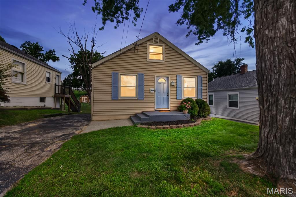 Welcome to 1015 S 6th Street in the heart of St. Charles, just minutes from Historic Main Street, Streets of St. Charles, and Lindenwood University. This charming bungalow is full of character and modern updates, offering 3 bedrooms, 1 bathroom, and nearly 1,000 square feet of inviting living space. Step inside to find beautiful hardwood floors and a warm, welcoming feel throughout. The main level offers living room, kitchen with white cabinets and appliances, bedroom, and full bath with tub and shower. The bonus attic bedroom adds flexible space for a private retreat, guest room, or home office. The partially finished lower level expands your living options even further with a third bedroom and second potential bathroom already roughed in and some fixtures in place, giving the next owner a head start on adding additional value. Don’t miss the versatile unfinished area perfect for a home gym, playroom, or future finishing potential. Outside, enjoy your own patio overlooking the large flat, fenced yard ideal for relaxing, entertaining, and letting the kids and pets play. Recent updates include a new roof and some siding (2026), a new shed front (2026), and new upstairs carpet (2025). With its unbeatable location, thoughtful updates, and undeniable charm, this home is one you won’t want to miss.