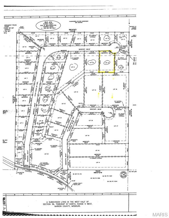 Your chance to be out in the country but within the city limits. Subdivision is tree lined, with lots suitable for walk-out and in ground basements and slabs. All sites have city sewer, city water, all utilities are located underground and city maintained, natural gas, high speed cable and internet, all streets are paved with curbs and gutters, all city emergency services available. Ready for your plans and builder. Drive out today and see what's going on at Oak Spring Development. The seller owns the lot next door (Lot 18), lets make this a package deal. Tax ID to be assigned Additional Rooms: In Platted Subdv.